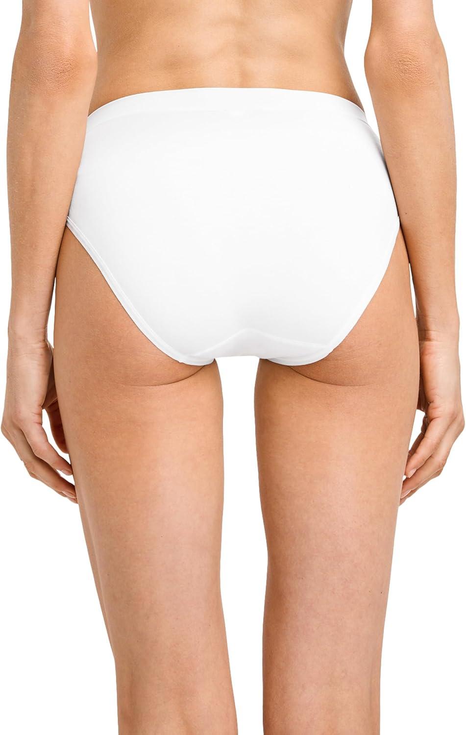 imageJockey Womens Underwear Seamfree HiCut  3 PackWhite
