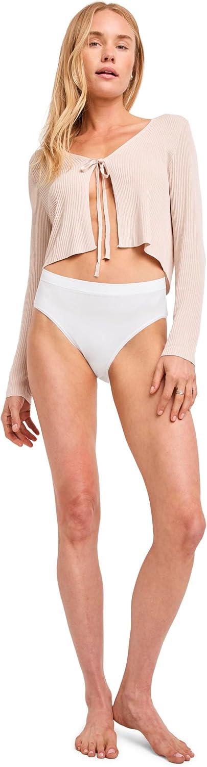 imageJockey Womens Underwear Seamfree HiCut  3 PackWhite
