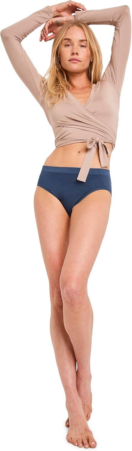 imageJockey Womens Underwear Seamfree HiCutNocturne Blue