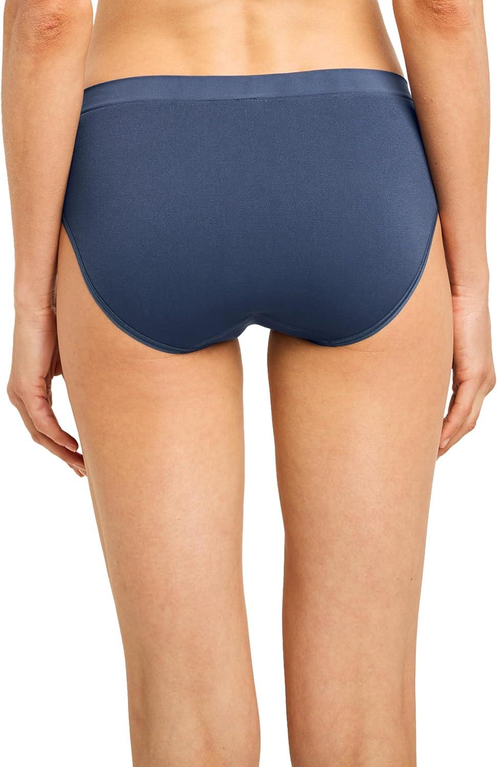 imageJockey Womens Underwear Seamfree HiCutNocturne Blue