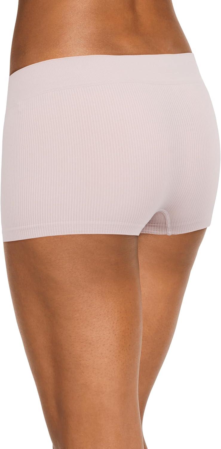 imageJockey Womens Underwear Seamfree Rib Boyshort