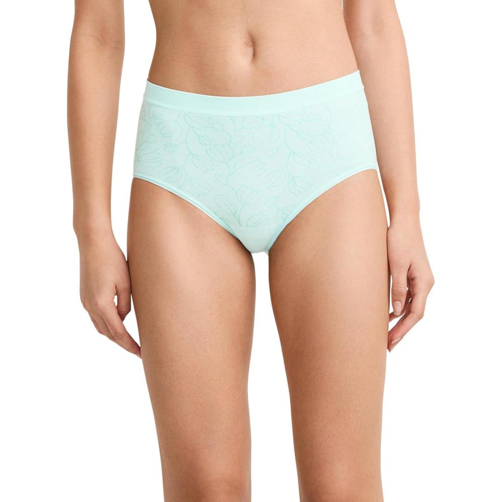 imageJockey Womens Underwear Seamfree BriefMorning Floral