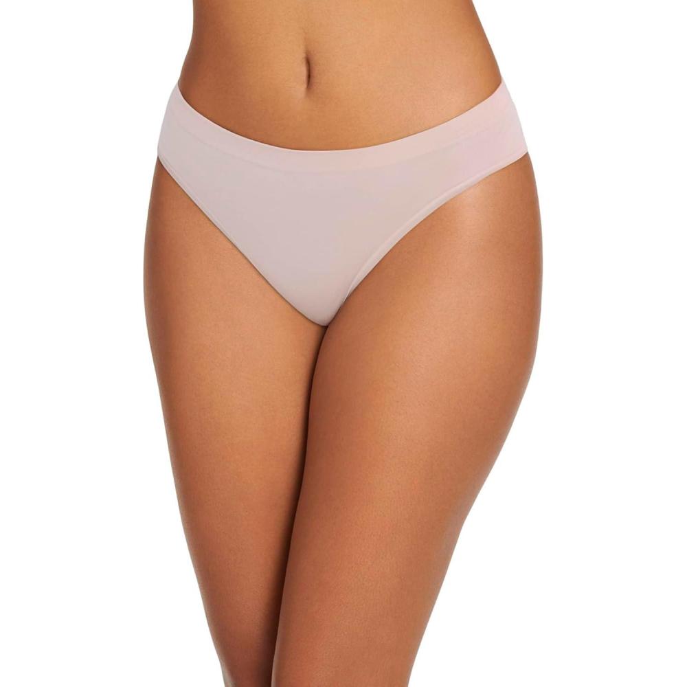 imageJockey Womens Underwear Smooth ampamp Shine Seamfree ThongCoral Mist