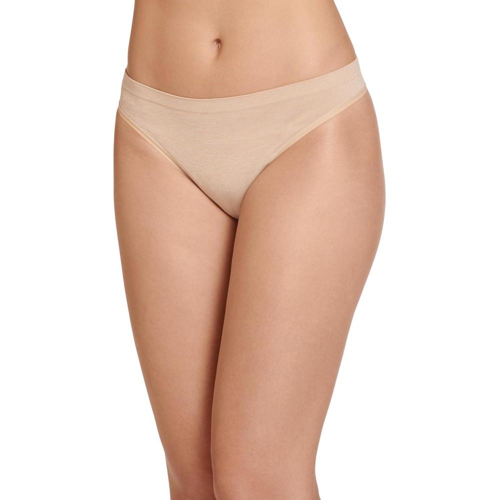 imageJockey Womens Underwear Smooth ampamp Shine Seamfree ThongLight