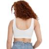 imageJockey Womens Bra Modern Micro Stretch Seamfree BraletteWhite