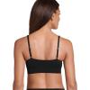 imageJockey Womens Bra Seamfree Rib Molded Cup Plunge BraletteBlack