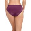imageJockey Womens Underwear Seamfree BikiniPlum Stripe