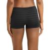 imageJockey Womens Underwear Seamfree BoyshortBlack Stripe
