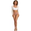 imageJockey Womens Underwear Seamfree BriefAlmond Jacquard