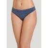 imageJockey Womens Underwear Smooth ampamp Shine Seamfree ThongJust Past Midnight Heather