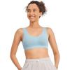 imageJockey Womens Bra Modern Micro Stretch Seamfree BraletteBleached