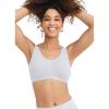 imageJockey Womens Bra Modern Micro Stretch Seamfree BraletteSteel Grey