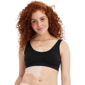 imageJockey Womens Bra Modern Micro Stretch Seamfree BraletteBlack