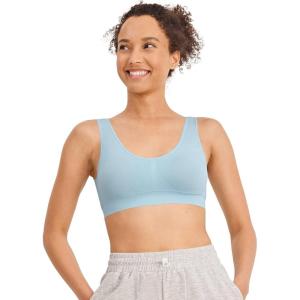imageJockey Womens Bra Modern Micro Stretch Seamfree BraletteBleached