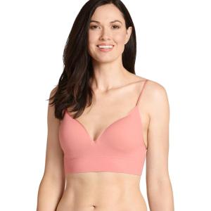 imageJockey Womens Bra Natural Beauty Seamfree Molded Cup BraletteRose Wine