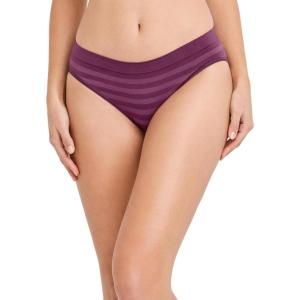 imageJockey Womens Underwear Seamfree BikiniPlum Stripe
