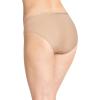 imageJockey Womens Underwear Organic Cotton Stretch Logo Bikini  6 PackAlmondLightIvory