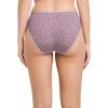 imageJockey Womens Underwear Organic Cotton Stretch Logo Bikini  6 PackPurple Haze Dot
