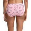 imageJockey Womens Underwear Organic Cotton Stretch Logo Modern Brief  3 PackDew Candy
