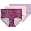 imageJockey Womens Underwear Organic Cotton Stretch Logo Modern Brief  3 PackLilac Cascade