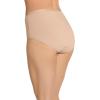 imageJockey Womens Underwear Worry Free Cotton Stretch Moderate Absorbency BriefLight Beige