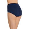 imageJockey Womens Underwear Worry Free Cotton Stretch Moderate Absorbency BriefNavy