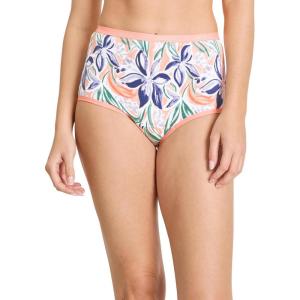imageJockey Womens Underwear Worry Free Cotton Stretch Moderate Absorbency BriefPainted Elegance