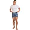 imageJockey Mens Underwear True Style 4quot Trunk  3 PackGrape Stripe