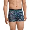 imageJockey Mens Underwear True Style 4quot Trunk  3 PackGrape Stripe