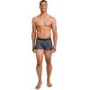 imageJockey Mens Underwear True Style 4quot Trunk  3 PackLeafy Stripe
