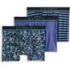 imageJockey Mens Underwear True Style 4quot Trunk  3 PackGrape Stripe
