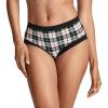 imageJockey Womens Underwear Soft Stretch Lace Microfiber BriefCozy Bay Plaid
