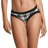 imageJockey Womens Underwear Soft Stretch Lace Microfiber HipsterCozy Bay Plaid