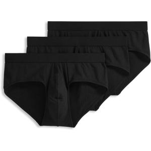 imageJockey Mens Underwear Hypersoft 360 Brief  3 PackBlack