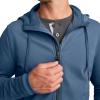 imageJockey Mens Casualwear Full Zip Fleece HoodieNocturne Blue