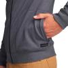imageJockey Mens Casualwear Full Zip Fleece HoodieSteel Heather