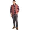 imageJockey Outdoors Mens Casualwear Flannel Field ShirtChestnut Plaid