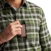 imageJockey Outdoors Mens Casualwear Flannel Field ShirtPlaid Fern