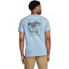 imageJockey Outdoors Mens Casualwear Graphic Crew Neck TShirtCoastline Heather