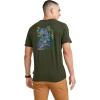 imageJockey Outdoors Mens Casualwear Graphic Crew Neck TShirtMire Green Heather
