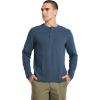 imageJockey Outdoors Mens Casualwear Long Sleeve HenleyNocturne Blue