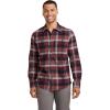 imageJockey Outdoors Mens Casualwear Slim Fit Flannel Field ShirtChestnut Plaid