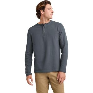 imageJockey Outdoors Mens Casualwear Long Sleeve HenleyBattleship