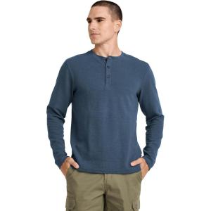 imageJockey Outdoors Mens Casualwear Long Sleeve HenleyNocturne Blue