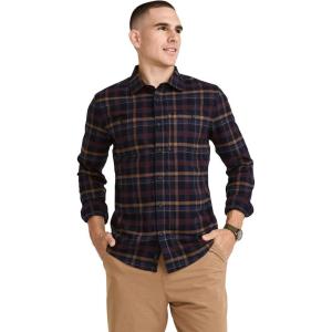imageJockey Outdoors Mens Casualwear Slim Fit Flannel Field ShirtHarper Plaid