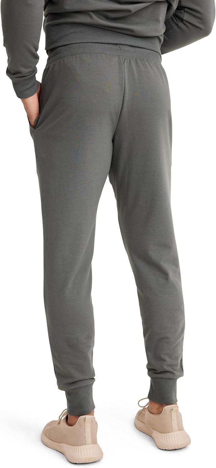imageJockey Mens Loungewear Lightweight Cotton Blend Fleece JoggerBattleship Grey