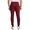 imageJockey Mens Loungewear Lightweight Cotton Blend Fleece JoggerDeep Cranberry