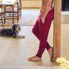 imageJockey Mens Loungewear Lightweight Cotton Blend Fleece JoggerMalibu Red
