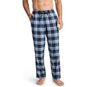 imageJockey Mens Sleepwear Tall Man Flannel Sleep PantAlpine Blues