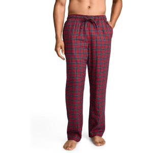 imageJockey Mens Sleepwear Tall Man Flannel Sleep PantRed Plaid
